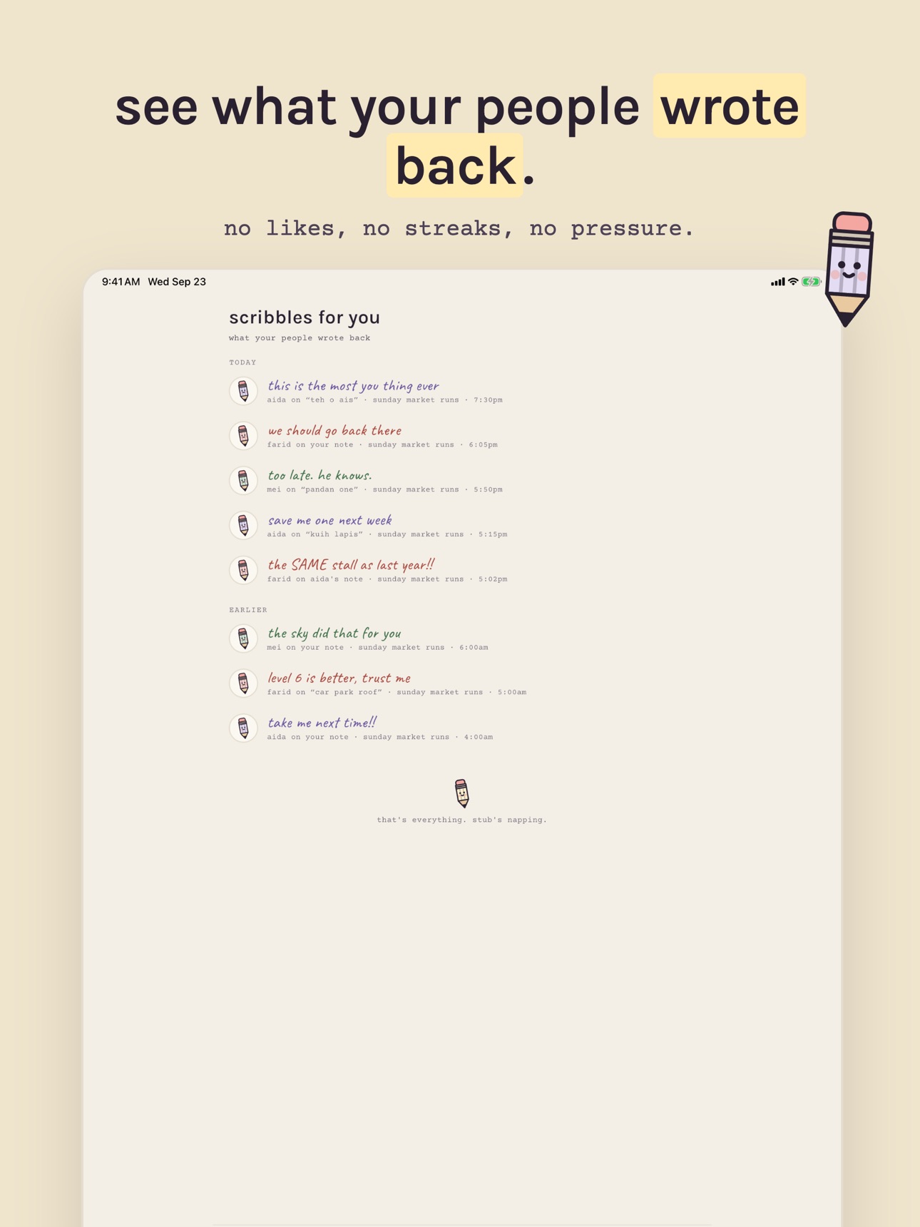 Screenshot 9 of Stubnote: Shared Journal