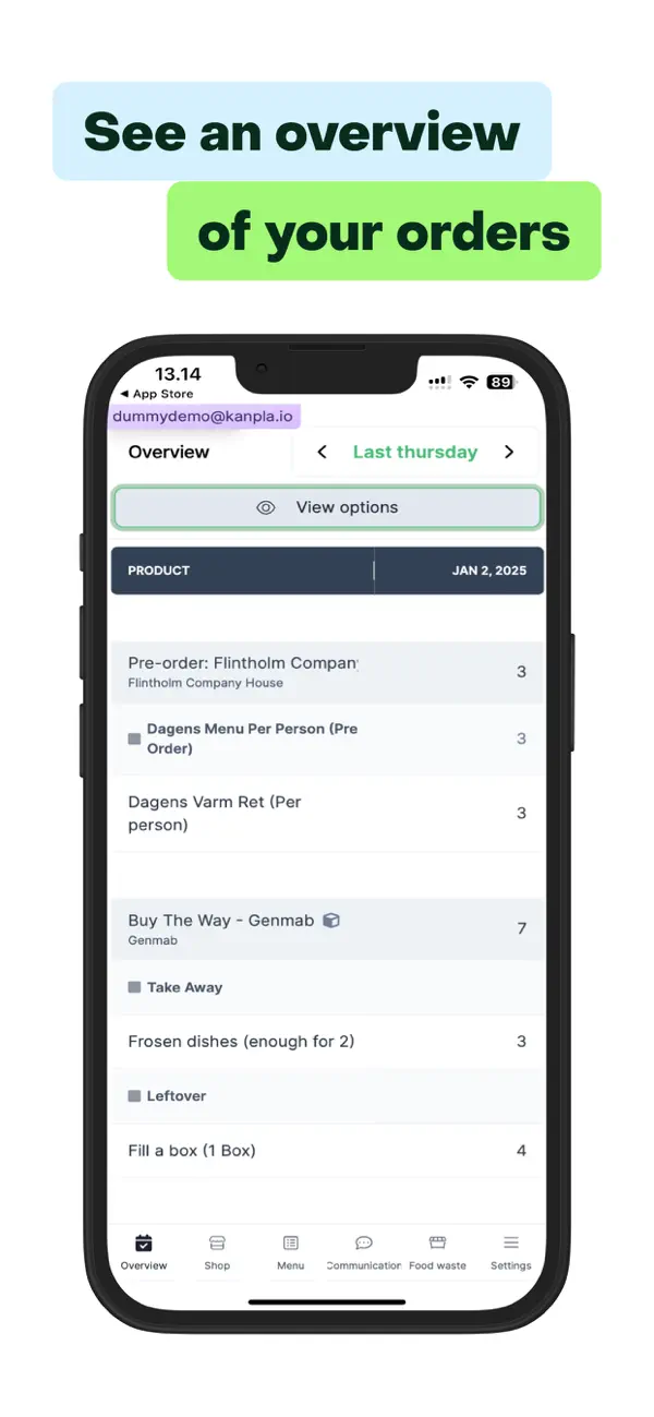Screenshot #2 pour Kanpla Admin