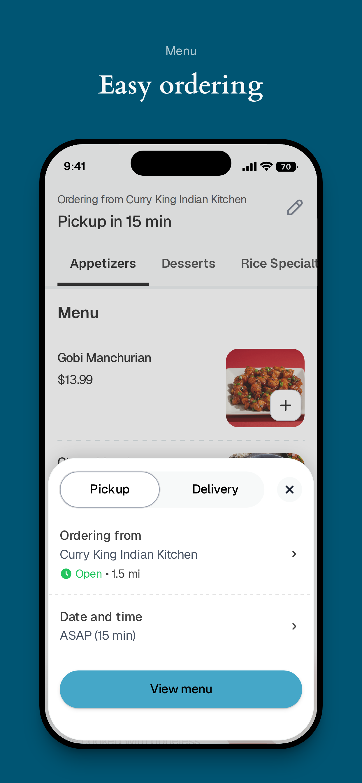 Curry King Indian Kitchen screenshot 3