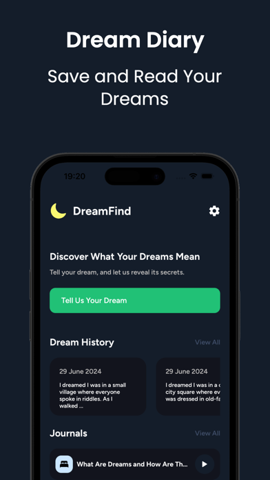 DreamFind - Analyze & Diary Screenshot