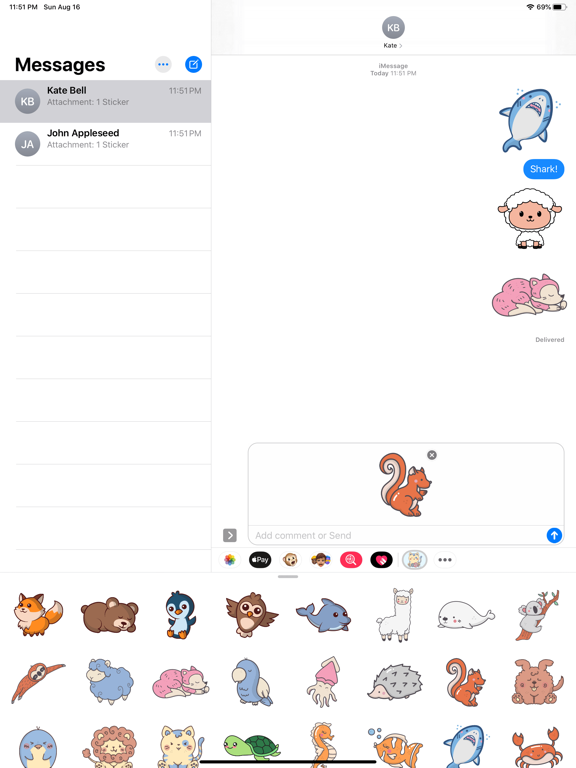 Screenshot #6 pour Pet Secret Story Stickers