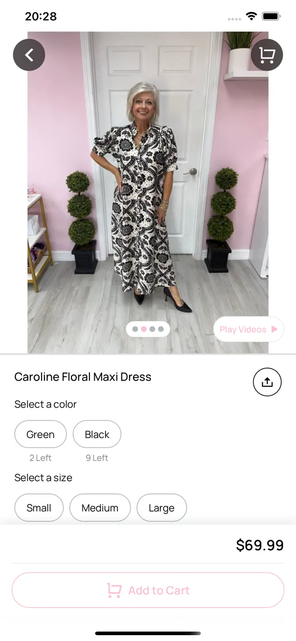 Screenshot #3 pour Pink Chandelier Boutique