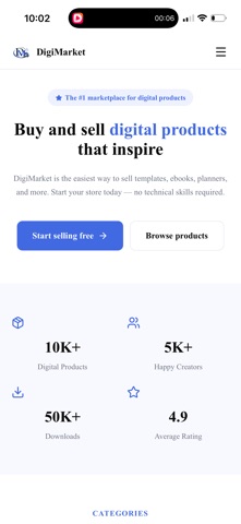 DigiMarket screenshot