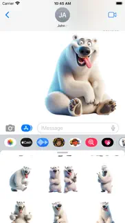 How to cancel & delete goofy polar bear stickers 1
