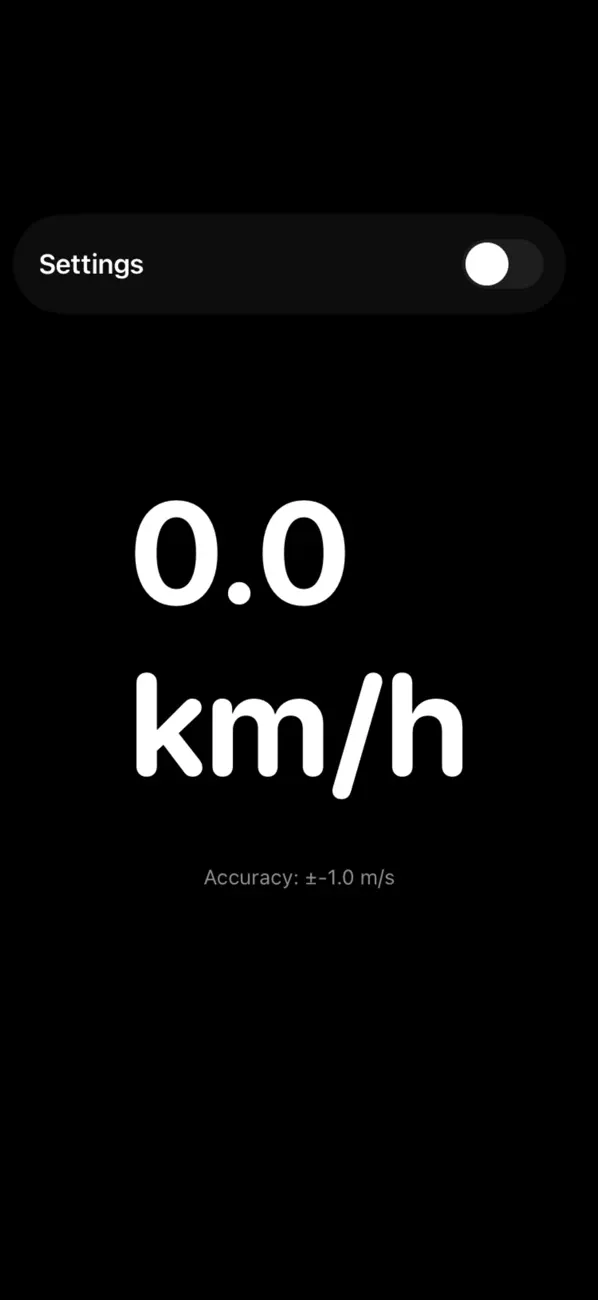 Screenshot #1 pour km/h