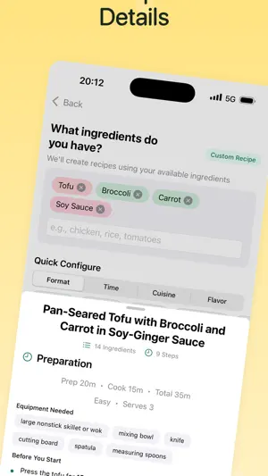 FlavorlyAI - Recipe Generator screenshot 1