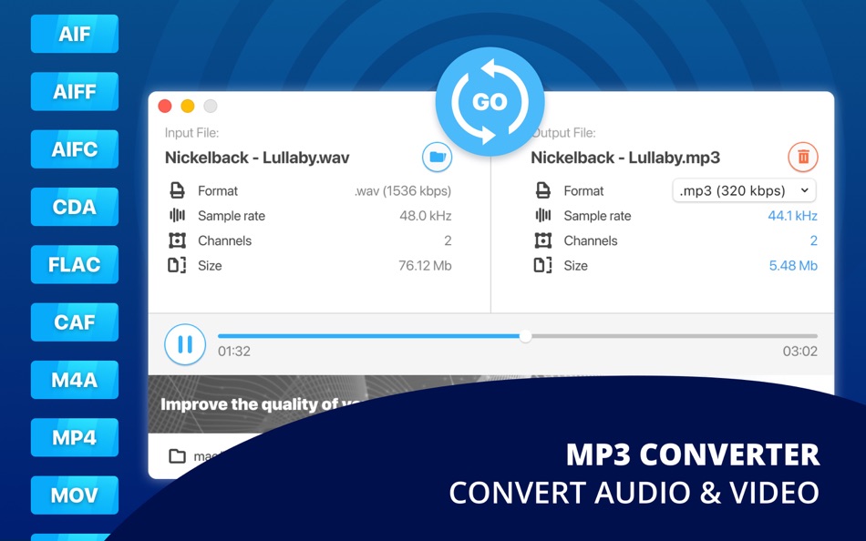 MP3 Converter - Audio Convert - 1.3.6 - (macOS)