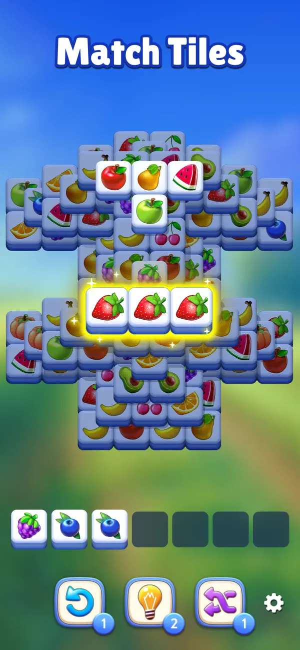 Screenshot #1 pour Fruit Match - Tile Games