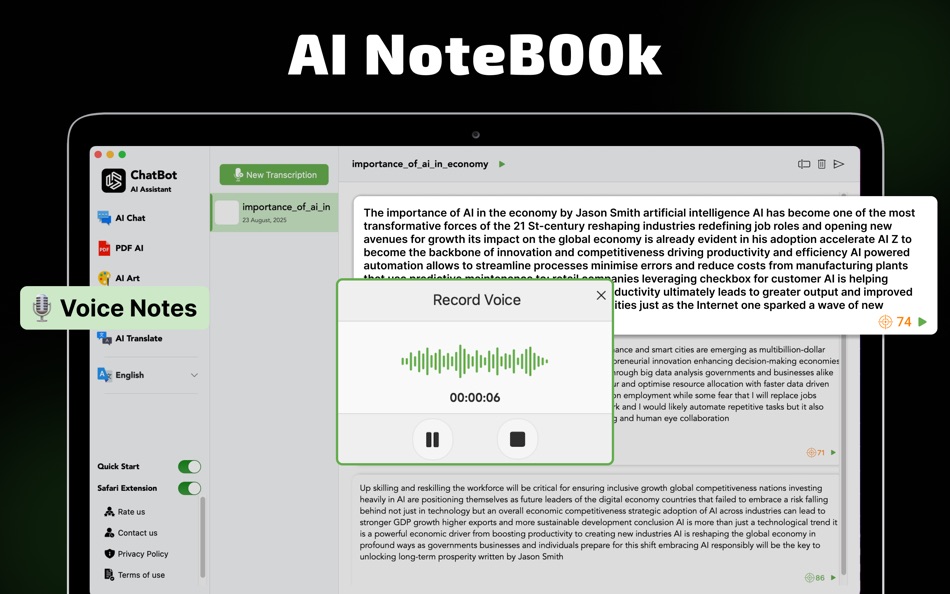 #5. AI ChatBot, Ask AI Assistant (macOS) 게시자: Awais Mobeen
