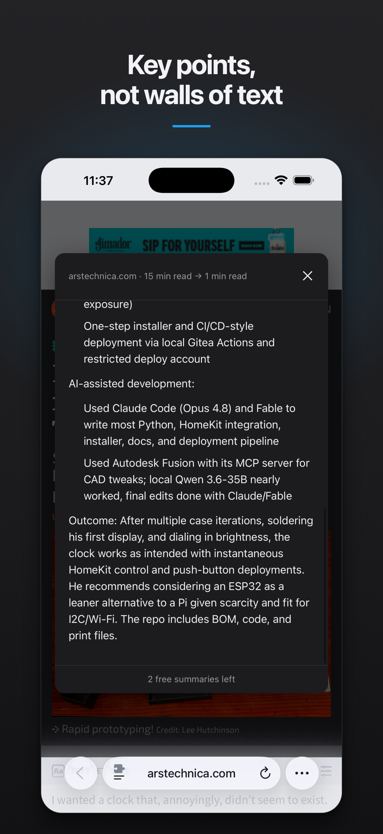 SumSpot: AI Article Summaries screenshot 2