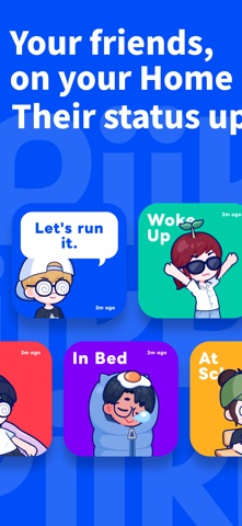 Piik: Friends on Home Screen iPhone screenshot
