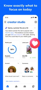 Facebook Creator Studio screenshot