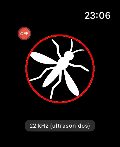 Captura de pantalla de Repelente De Mosquitos Watch en iPhone 5