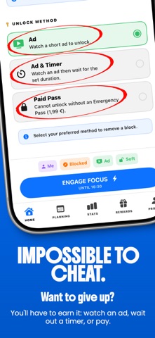 HopOut: App Blocker & Focus Screenshot 2 of 6