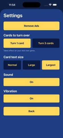 Solitaire Odyssey: Klondike iPhone screenshot