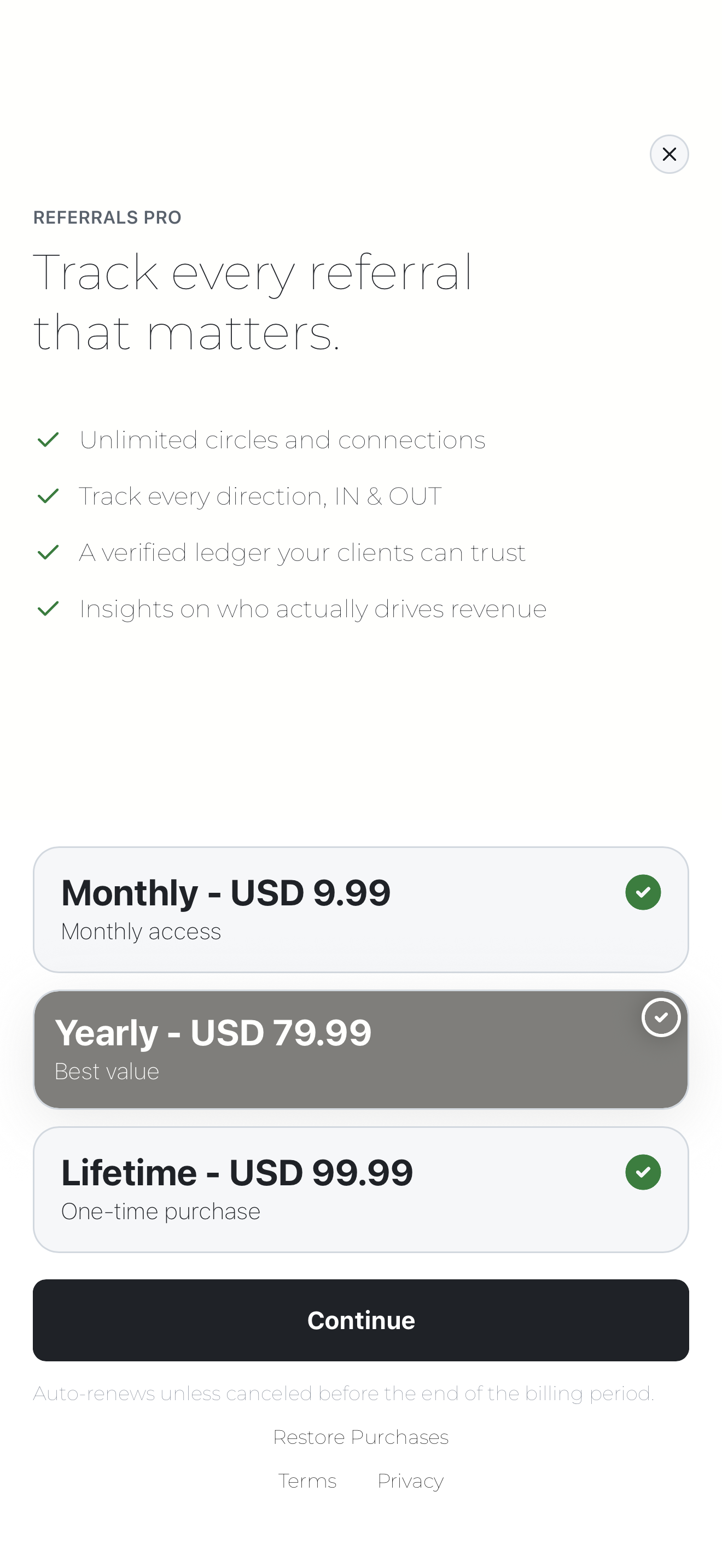 Referrals