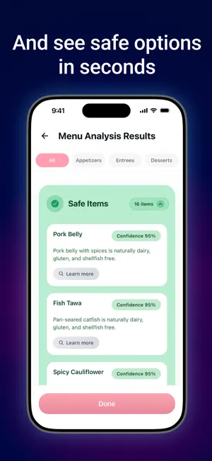 Nellie - AI Menu Scanner screenshot 3