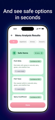 Nellie - AI Menu Scanner Screenshot 3 of 5