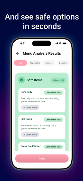 Nellie - AI Menu Scanner Screenshot 3 of 5
