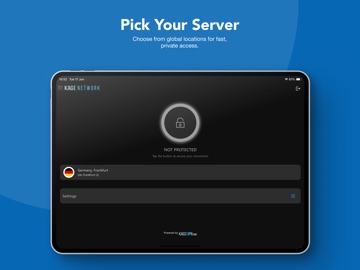 KAGE VPN iPad screenshot