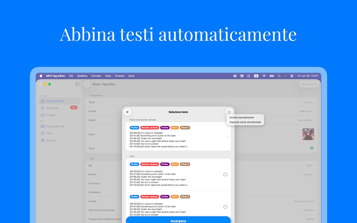 Schermata dell’app 7