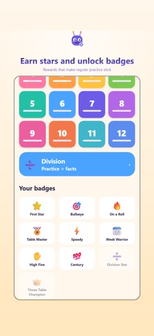 Times Tables Math Games & Quiz iPhone screenshot
