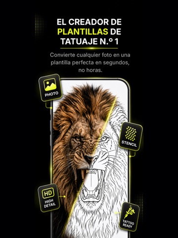 Tattoo Stencil Maker: InkCut iPad screenshot 1