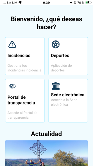 Incidencias Tomares iPhone screenshot 1 - Utilities app