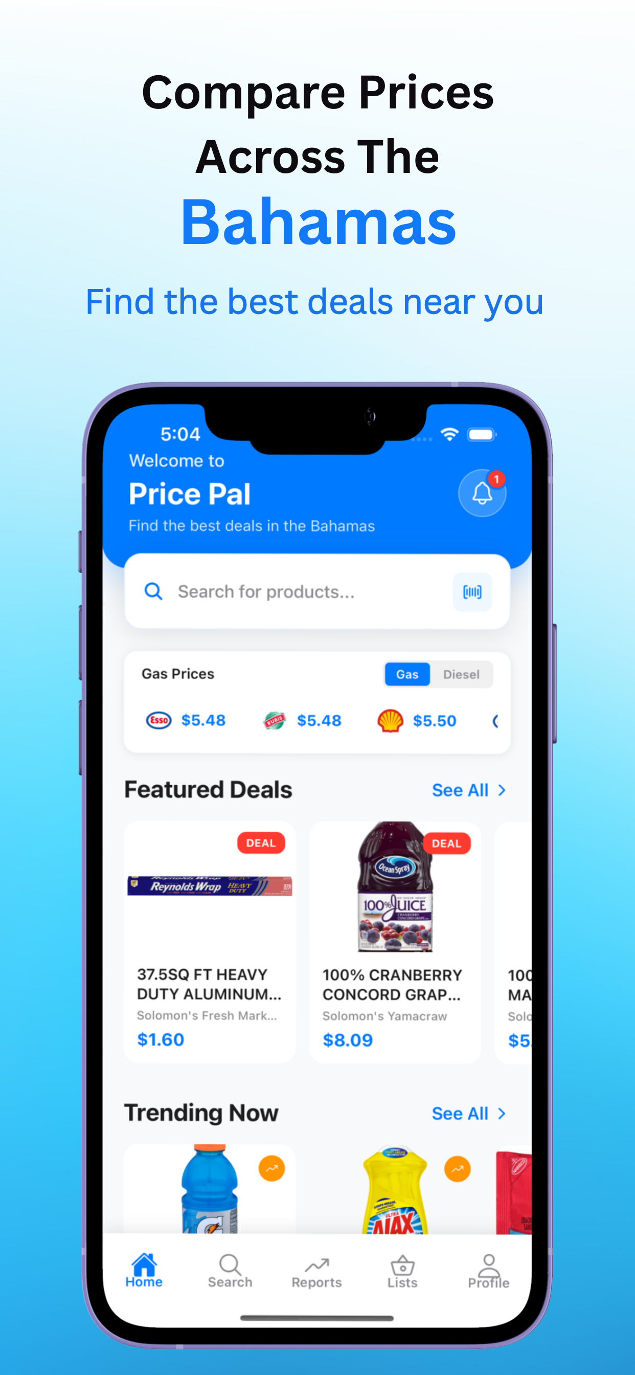 PricePal - Bahamas Prices