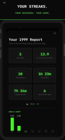Get 1999: Focus & App Blocker Screenshot 7 of 8