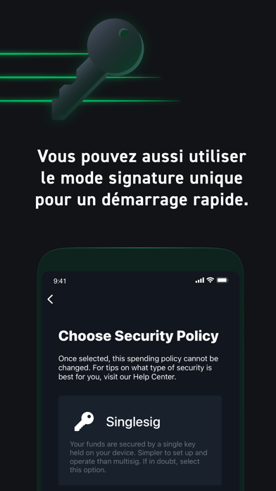Screenshot #3 pour Blockstream BTC Wallet (Green)