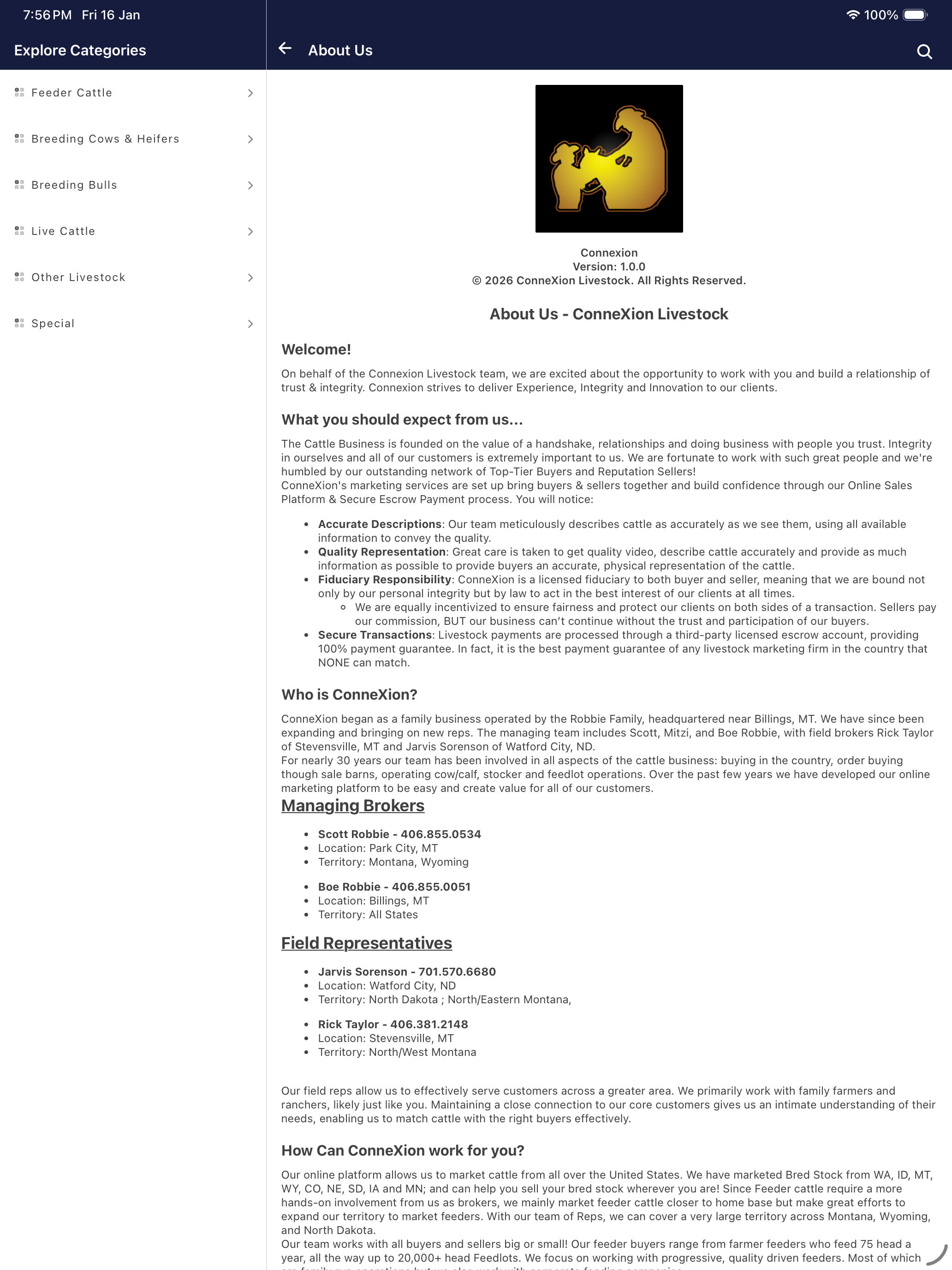 Connexion Livestock Marketing