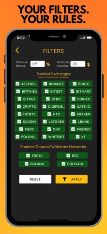 ArbiHunt - Crypto Arbitrage screenshot