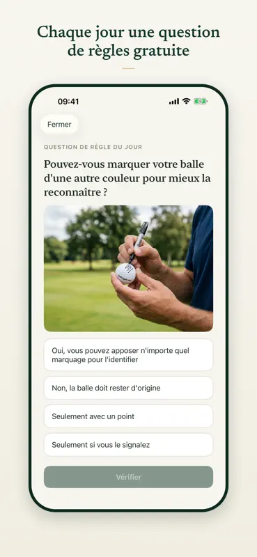 Règles de Golf: Quiz & Aide screenshot 9 of 10