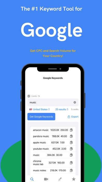 SEO Keyword Research Tool Screenshot