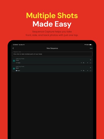 Body Timeline: Track your body iPad screenshot