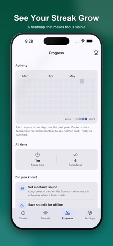 Clean Pomodoro: Focus Timer Screenshot 4 of 6