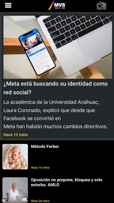 MVS Noticias Screenshot
