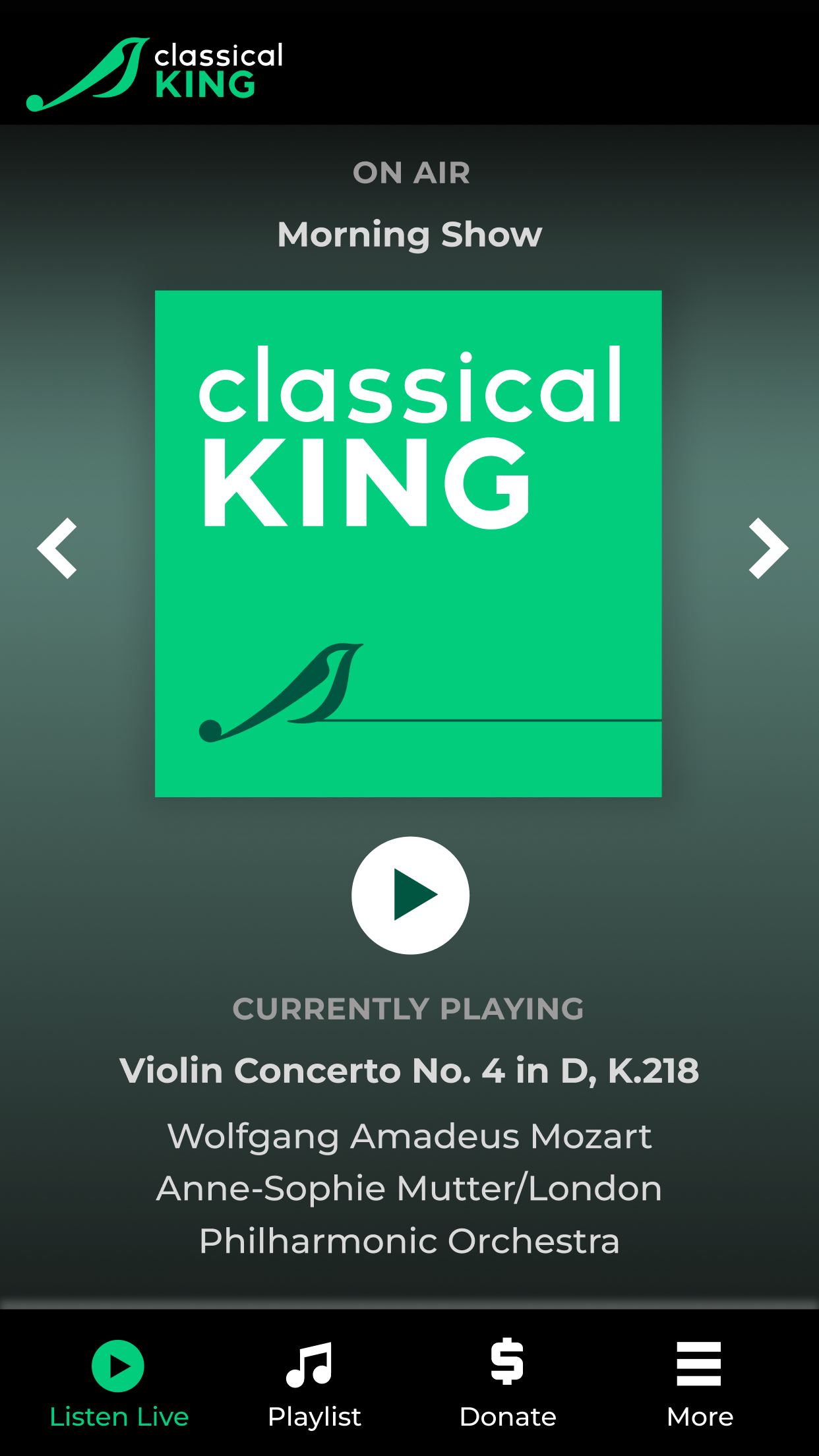 Classical KING