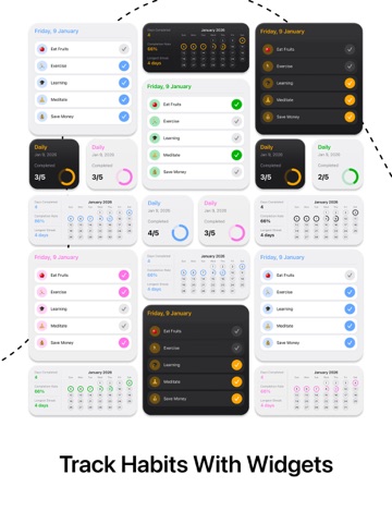 Habit Tracker - Habittr iPad screenshot