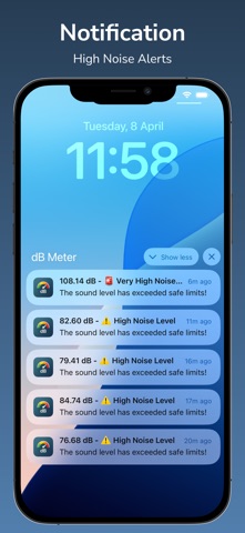 dB Meter - Real-Time Alerts Screenshot 2 of 3