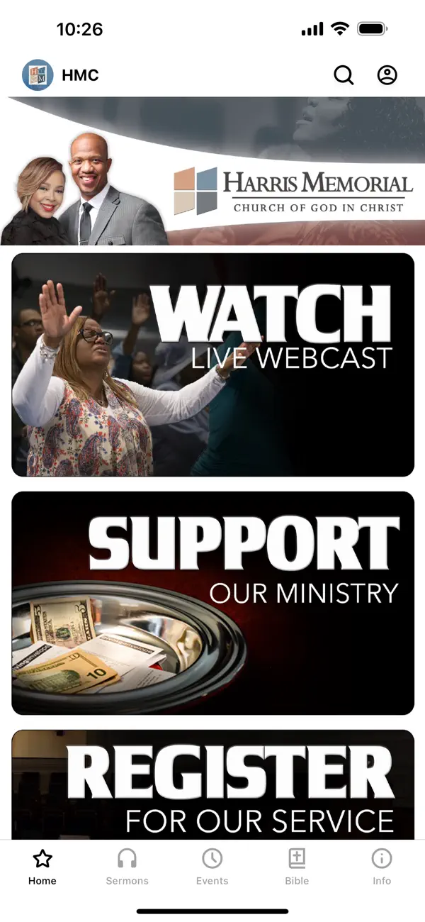 Screenshot #1 pour HARRIS MEMORIAL COGIC
