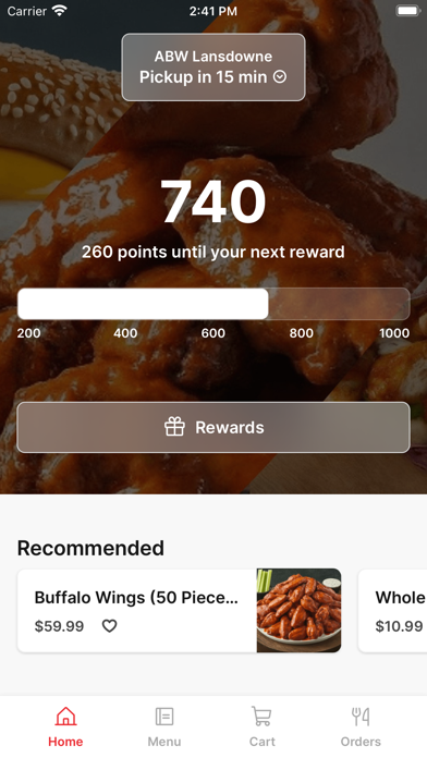 Eat America's Best Wings Screenshot