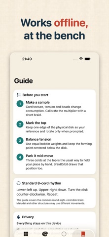 Kumihimo Braid: Cord Bracelet Screenshot 6 of 6