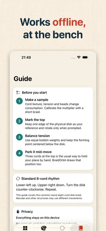 Kumihimo Braid: Cord Bracelet screenshot 6 of 6