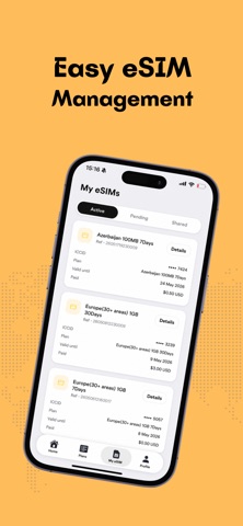 eSIM Pro : Global data Screenshot 3 of 4