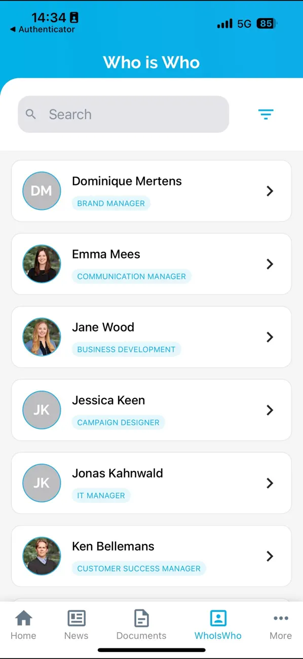 Screenshot #3 pour Involv Intranet
