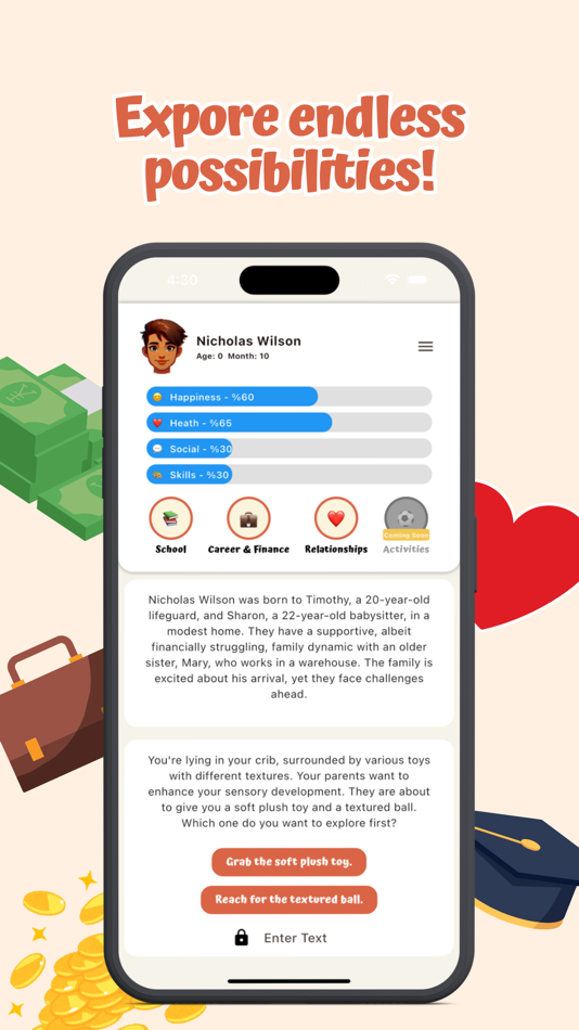 #6. Infinite Life Simulation (iOS) โดย: bugrahan senturk