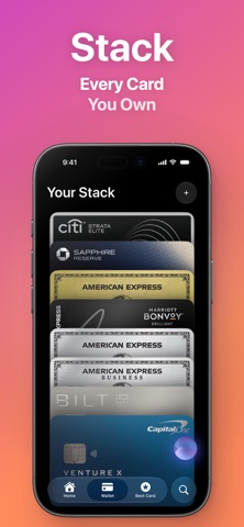Credit Card Tracker: CardStack Screenshot 1 of 9