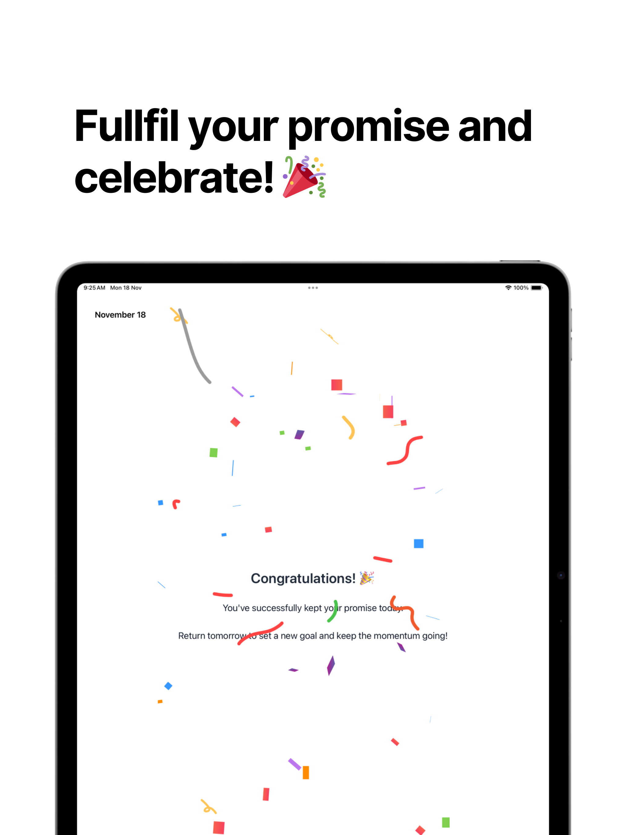 PromiseMe: Build Discipline
